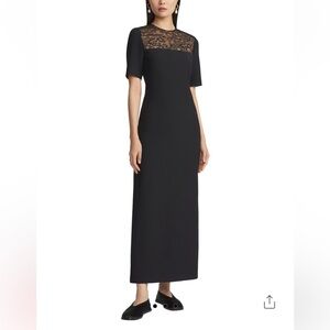Lafayette 148 New York Classic Black Maxi Skirt